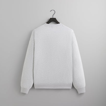 Men Kith Kith Serif Applique Nelson Crewneck - Light Heather Grey