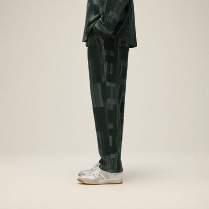 Men Kith Kith Geometric Knit Elmhurst Pant - Stadium