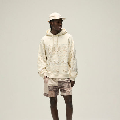 Men Kith &Kin Paisley Floral Williams III Hoodie - Sandrift