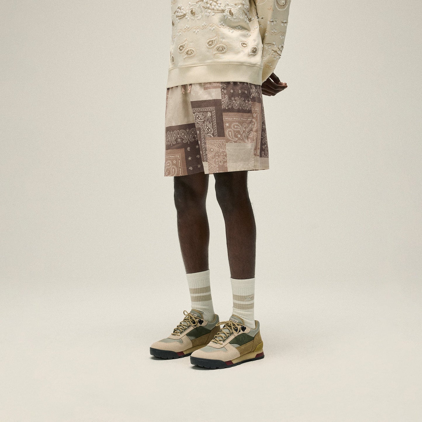 Men Kith &Kin Paisley Floral Williams III Hoodie - Sandrift