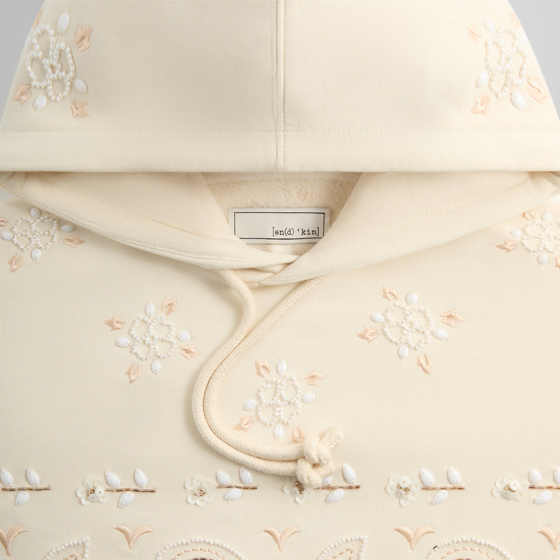 Men Kith &Kin Paisley Floral Williams III Hoodie - Sandrift