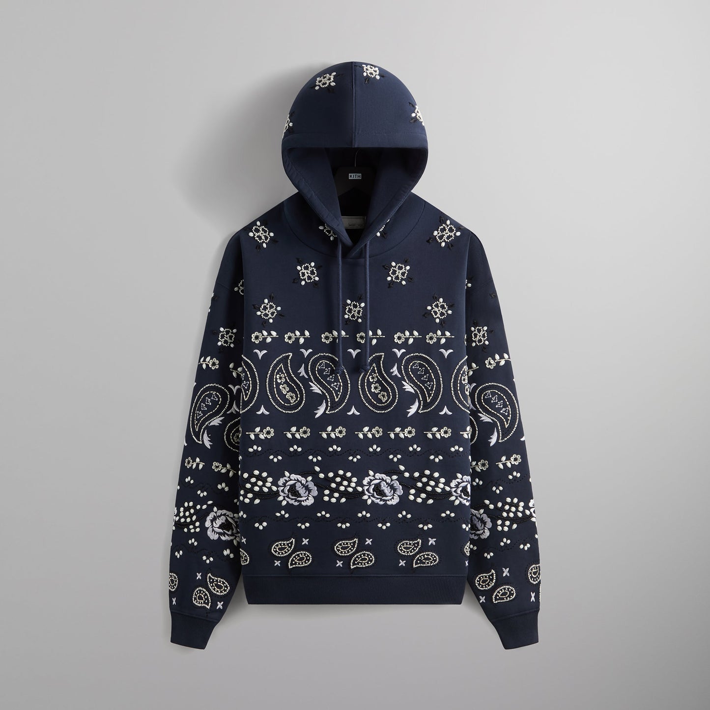 Men Kith &Kin Paisley Floral Williams III Hoodie - Nocturnal