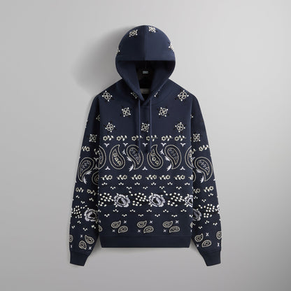 Men Kith &Kin Paisley Floral Williams III Hoodie - Nocturnal