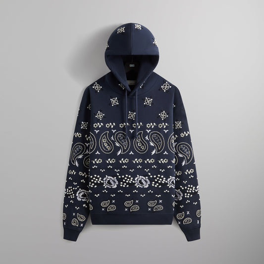 Men Kith &Kin Paisley Floral Williams III Hoodie - Nocturnal