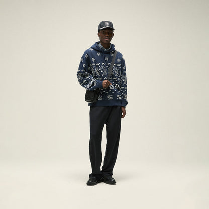 Men Kith &Kin Paisley Floral Williams III Hoodie - Nocturnal
