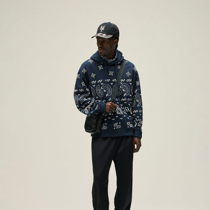 Men Kith &Kin Paisley Floral Williams III Hoodie - Nocturnal