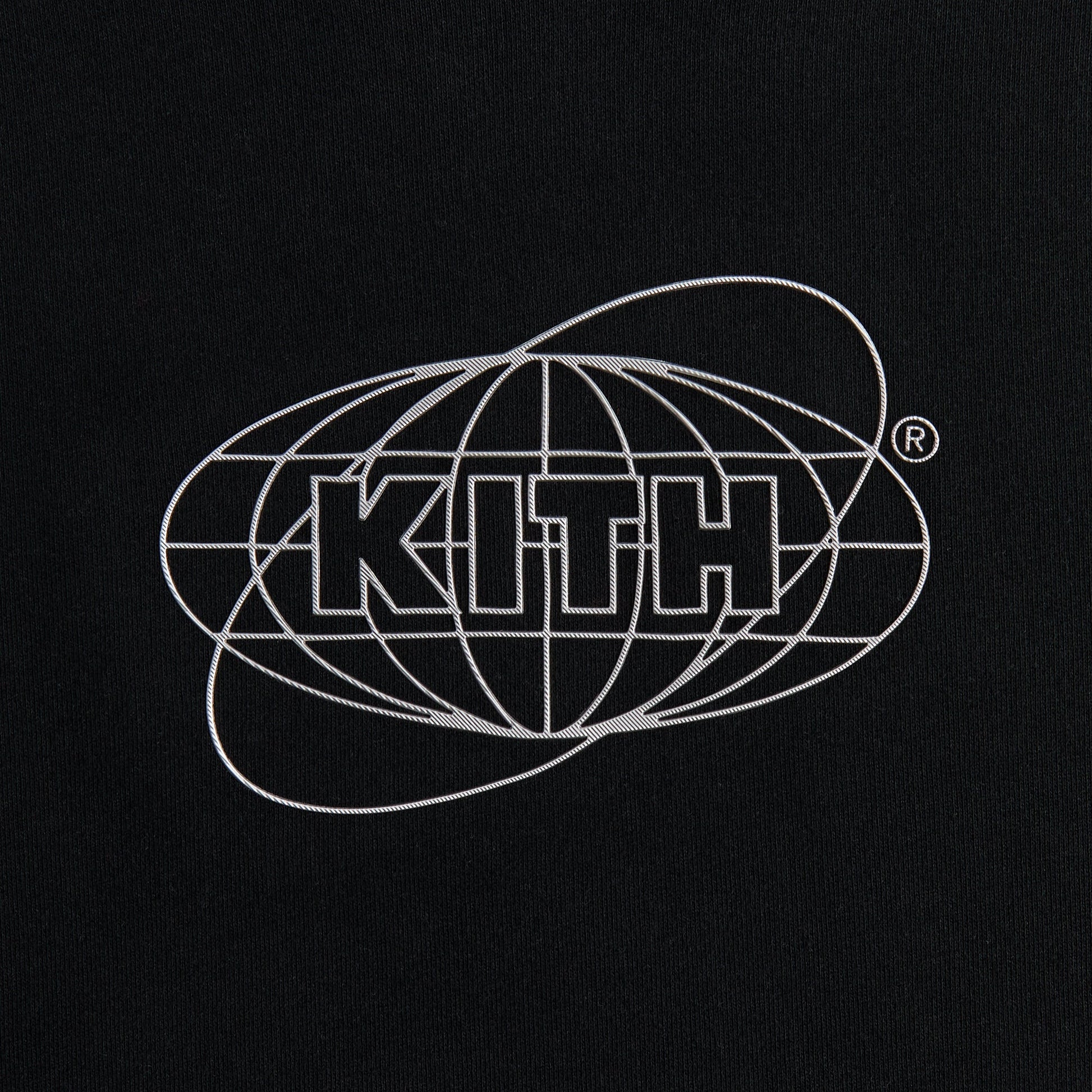 Men Kith Kith Sphere Logo Hoodie - Black