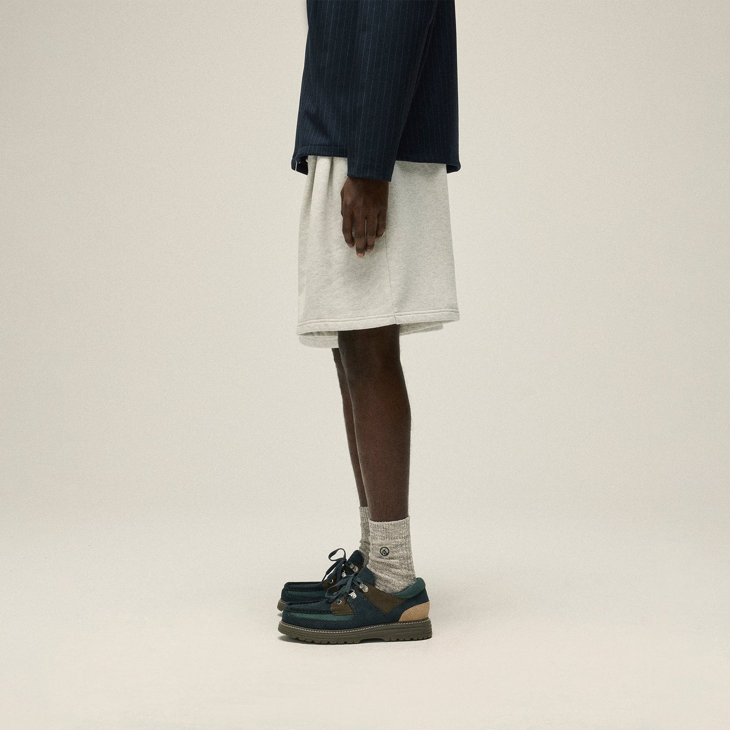 Men Kith Kith Kylan Sweatshort - Light Heather Grey