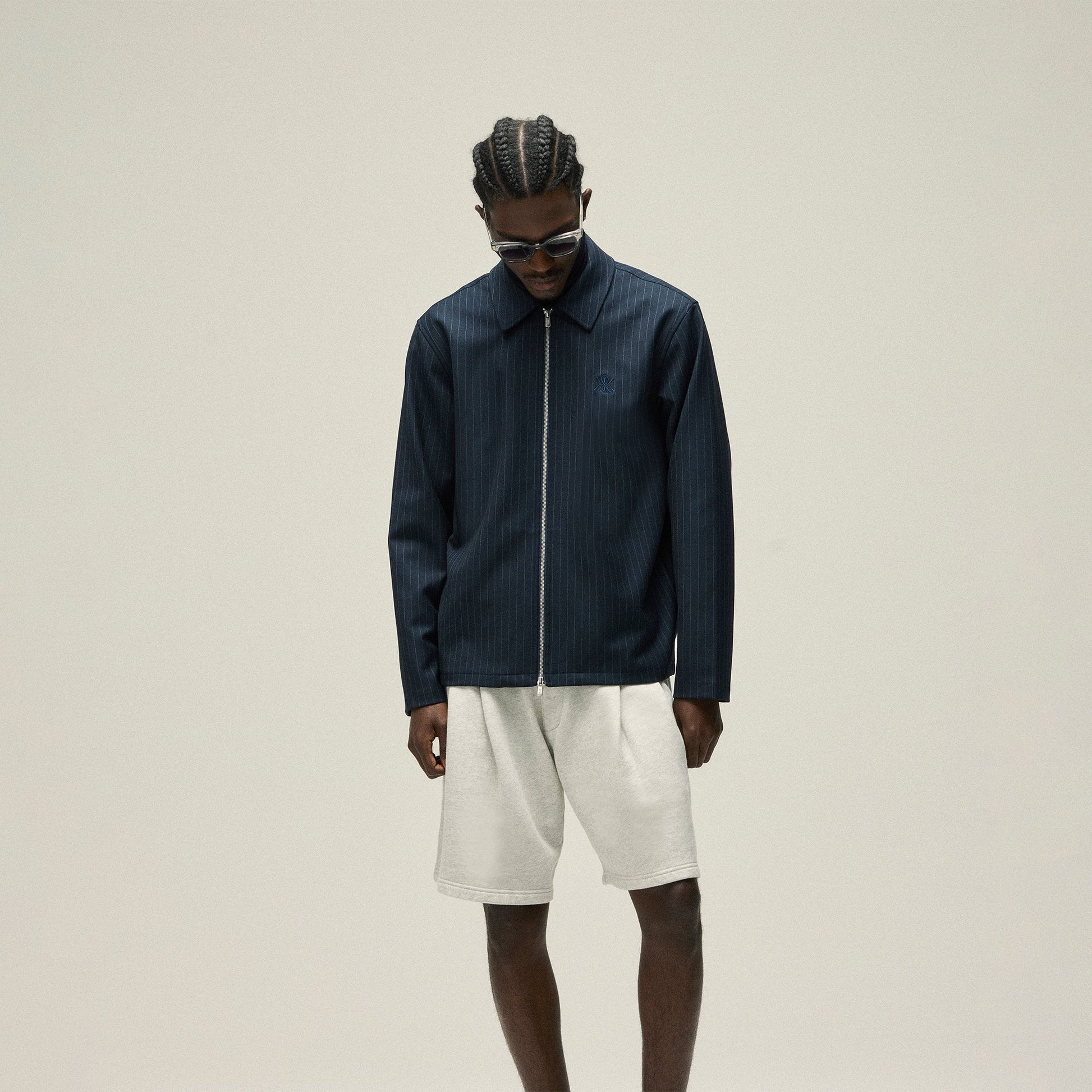 Men Kith Kith Kylan Sweatshort - Light Heather Grey