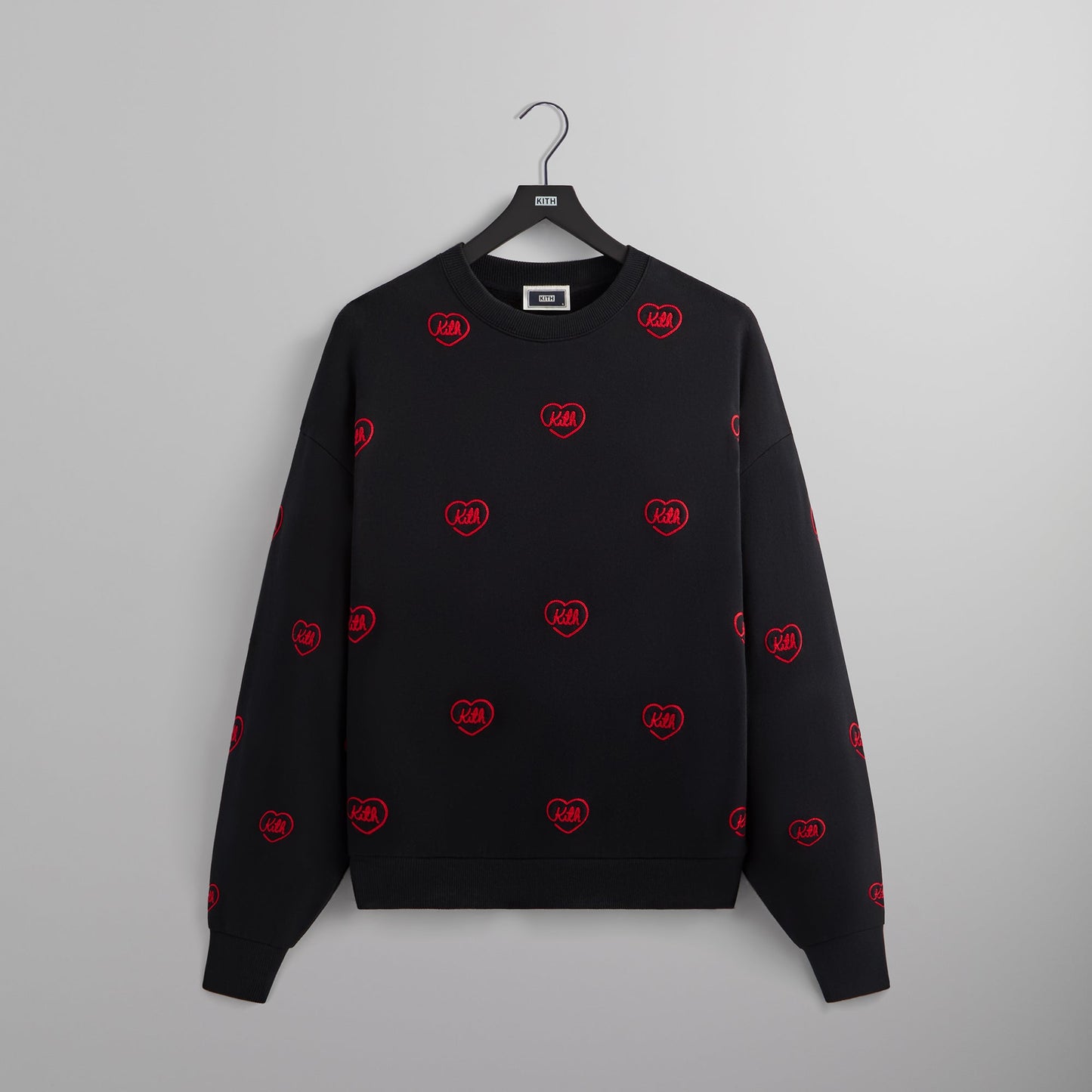 Men Kith Kith Heart Nelson Crewneck - Black
