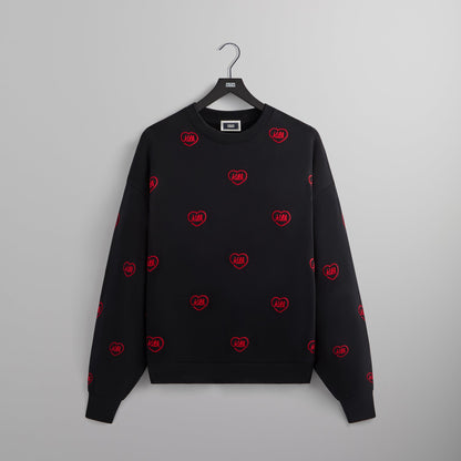 Men Kith Kith Heart Nelson Crewneck - Black
