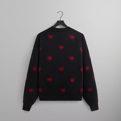 Men Kith Kith Heart Nelson Crewneck - Black