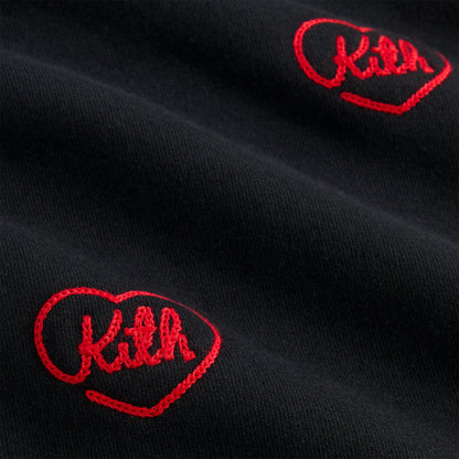 Men Kith Kith Heart Nelson Crewneck - Black
