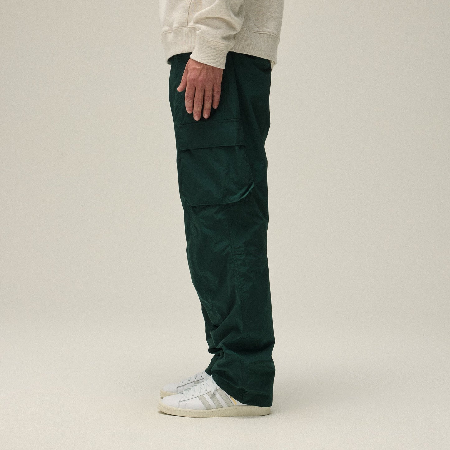 Men Kith Kith Wrinkle Nylon Bristol Cargo Pant - Stadium