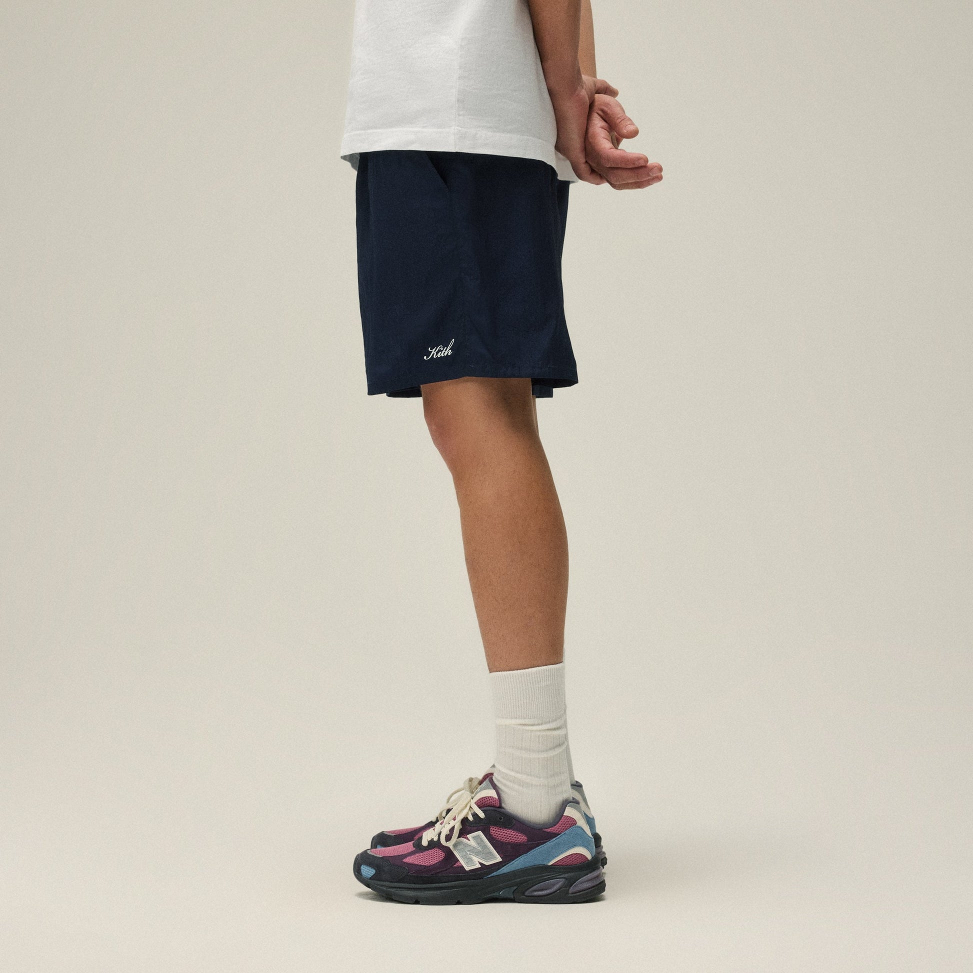 Men Kith Kith Twill Collins Swim Short - Nocturnal