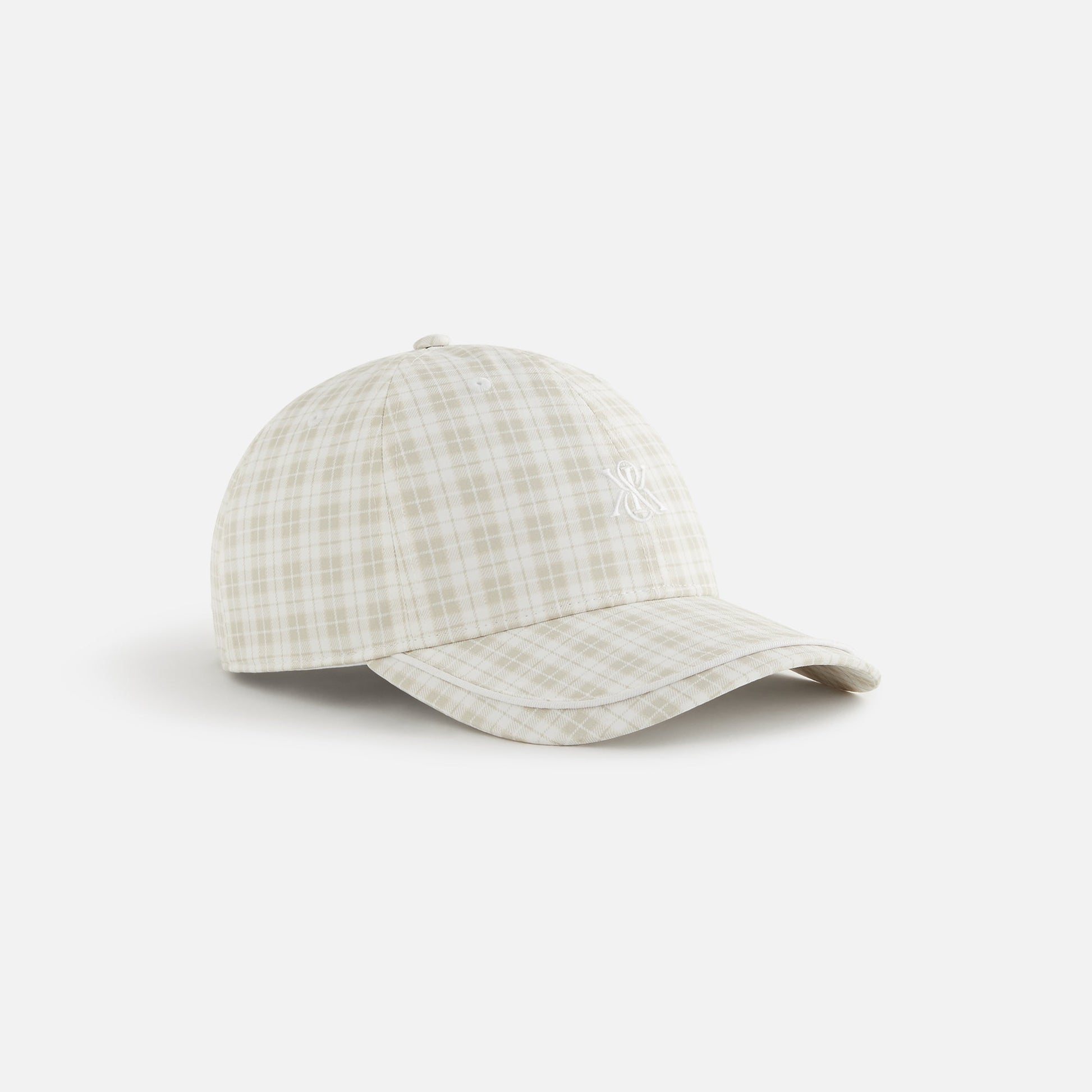 Women Kith Kith Women Gingham Classic Cap - White