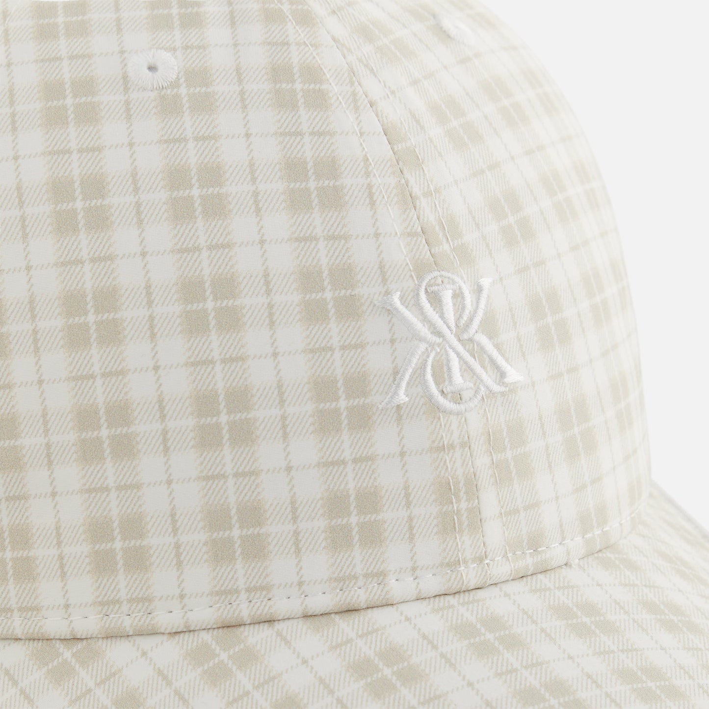 Women Kith Kith Women Gingham Classic Cap - White