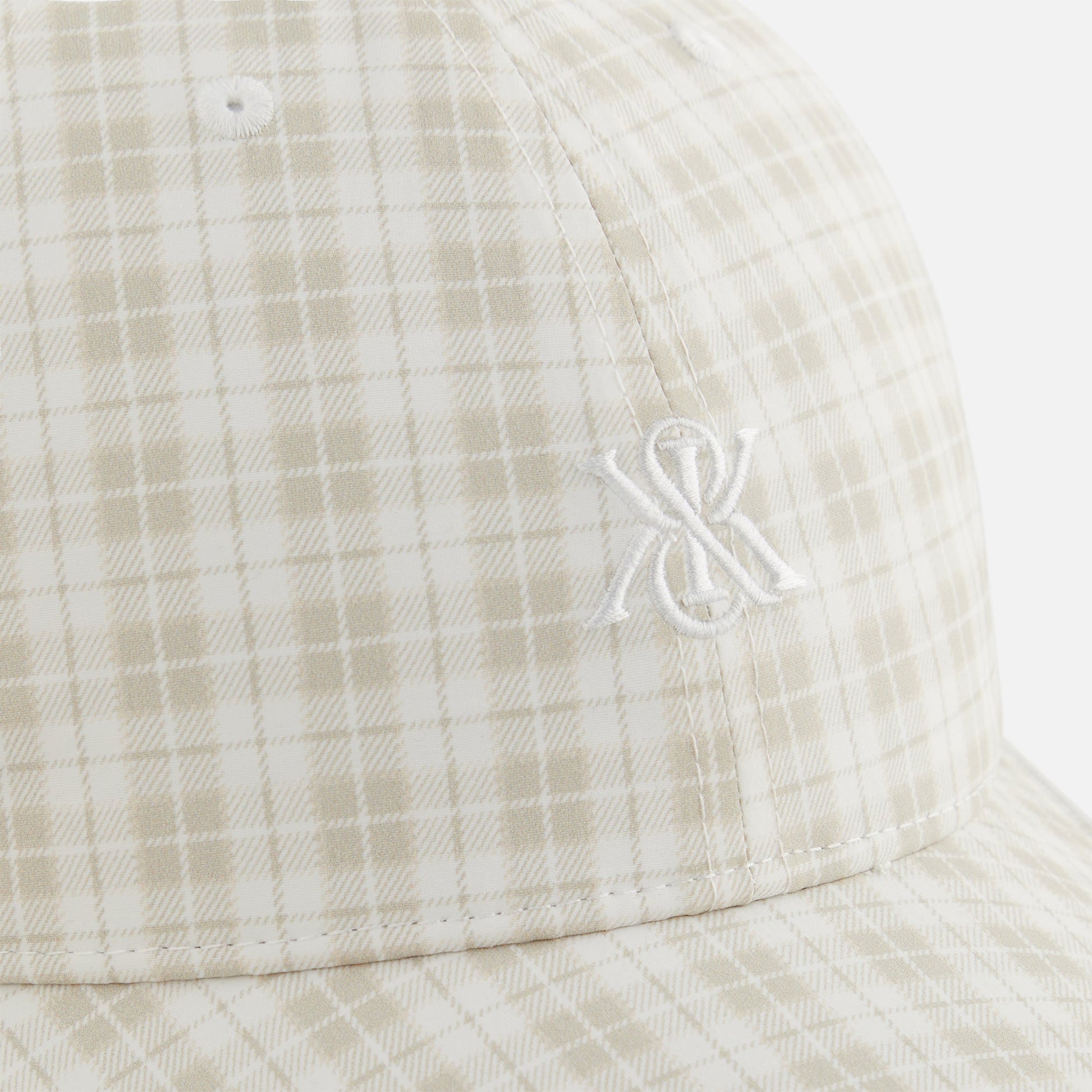Women Kith Kith Women Gingham Classic Cap - White