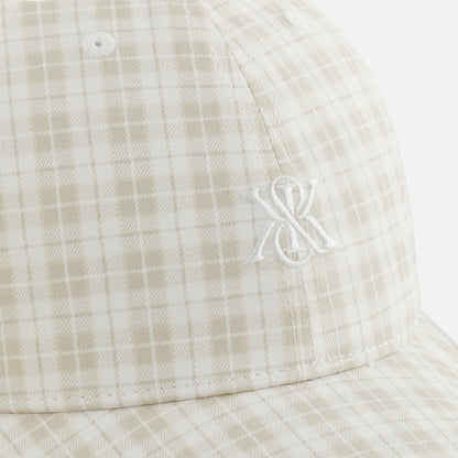 Women Kith Kith Women Gingham Classic Cap - White