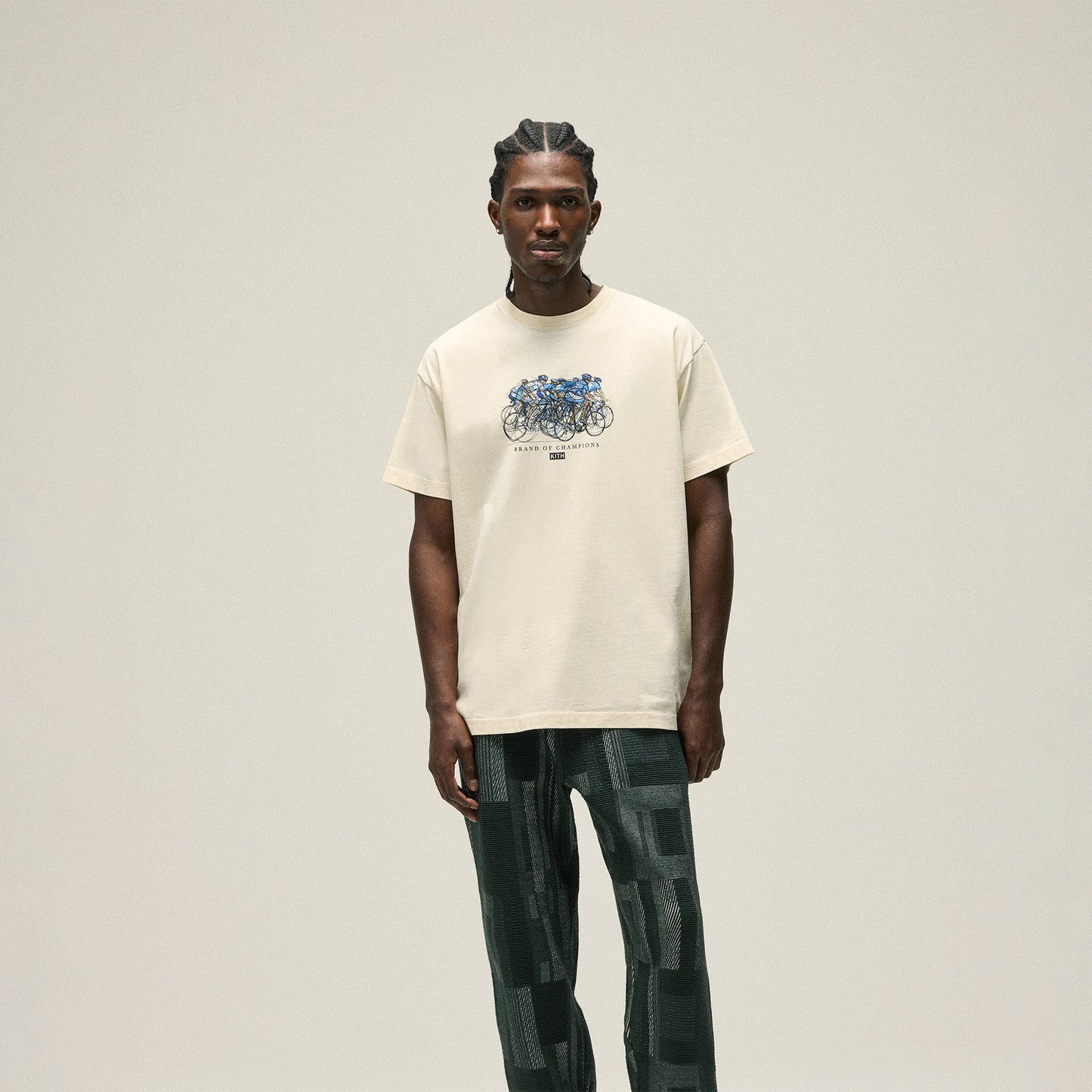 Men Kith Kith Brand of Champions Tee - Sandrift