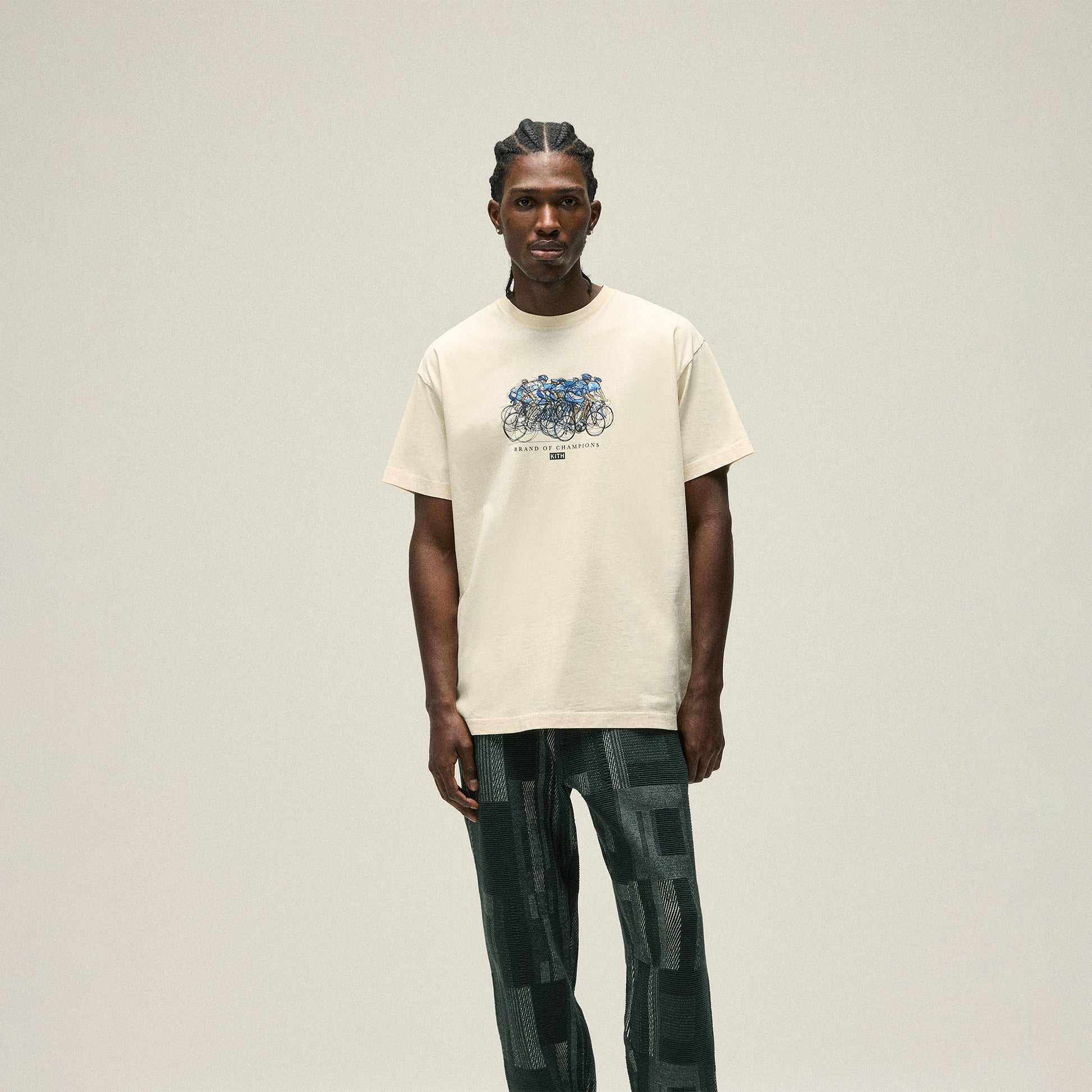Men Kith Kith Brand of Champions Tee - Sandrift
