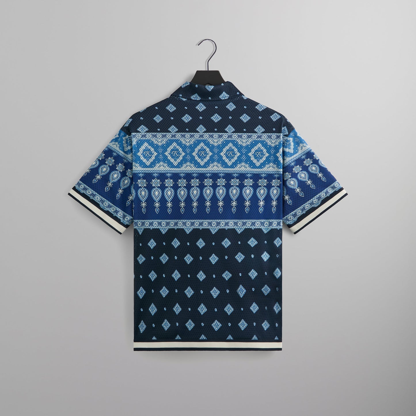 Men Kith Kith Printed Mesh Woodpoint Shirt - Nocturnal