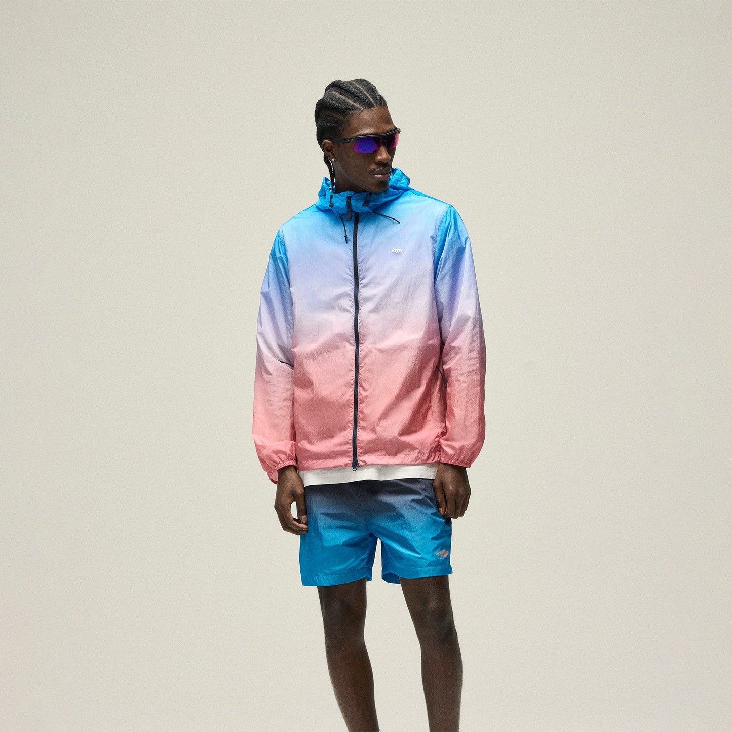 Men Kith Kith Damien Windbreaker - French Clay
