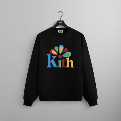Men Kith Kith Serif Applique Nelson Crewneck - Black