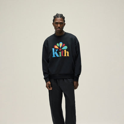 Men Kith Kith Serif Applique Nelson Crewneck - Black