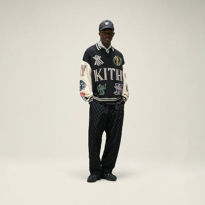 Men Kith Kith Nelson Rugby Sweater - Black