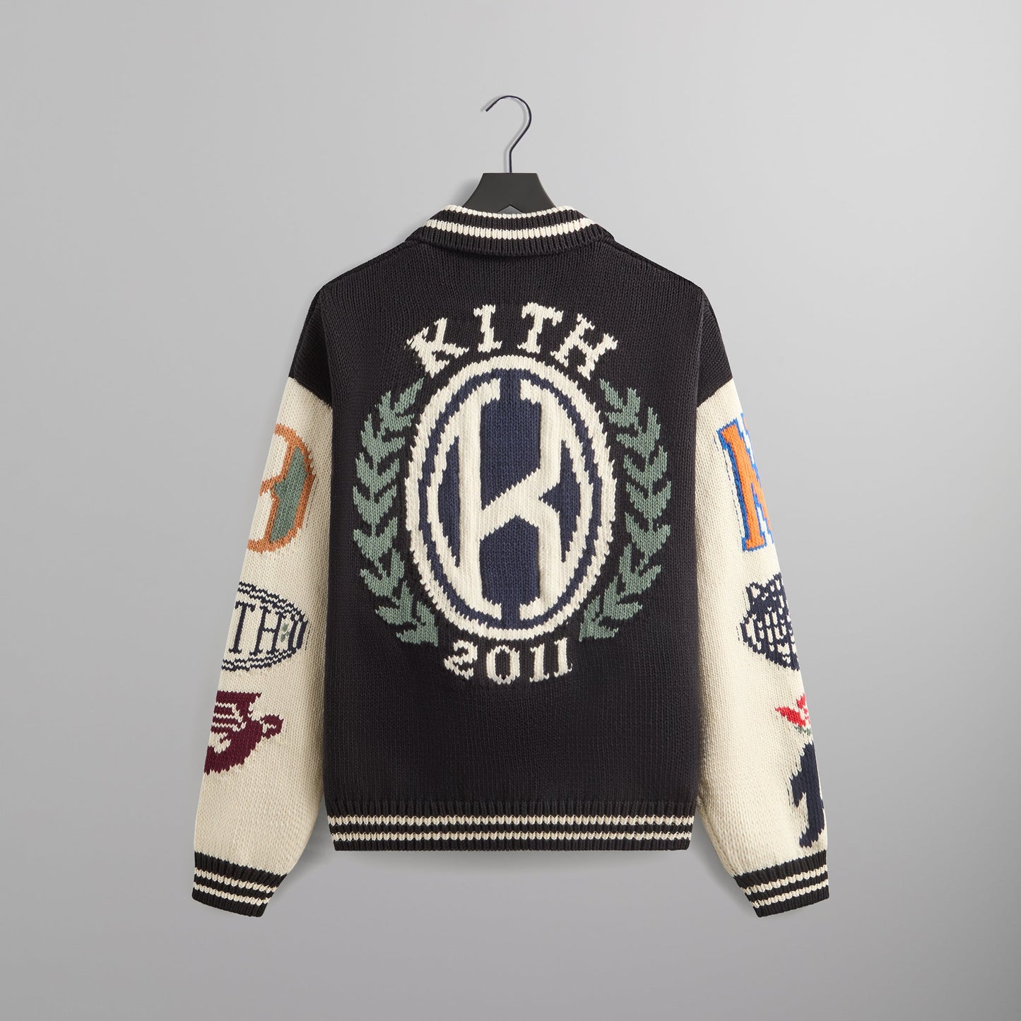 Men Kith Kith Nelson Rugby Sweater - Black