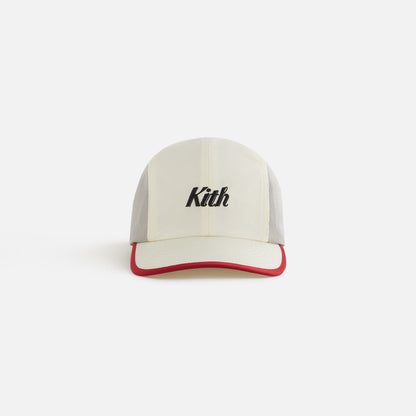 Kids Kith Kith Kids Checkered Satin Camper Cap - Sandrift