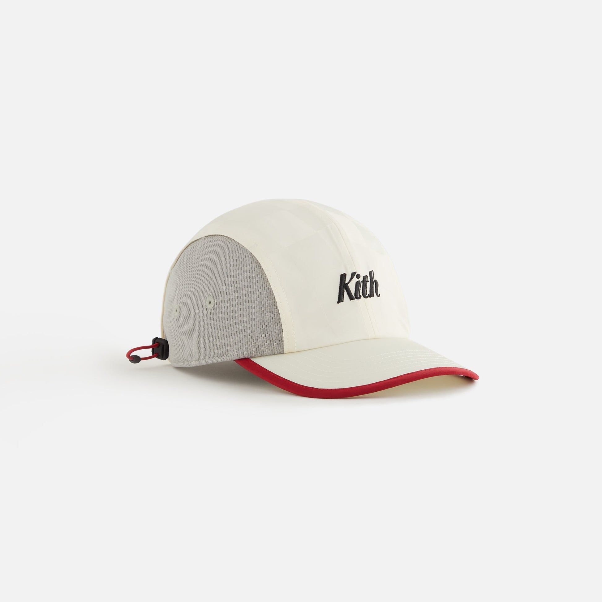 Kids Kith Kith Kids Checkered Satin Camper Cap - Sandrift