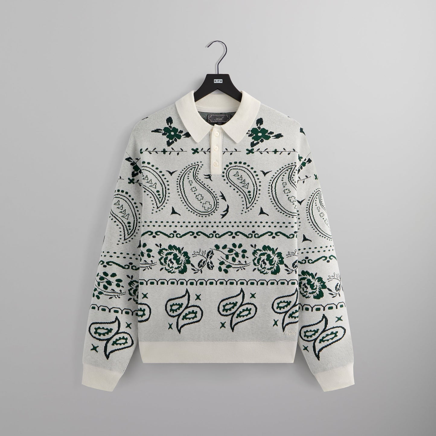 Men Kith Kith Harmon Rugby Sweater - Sandrift