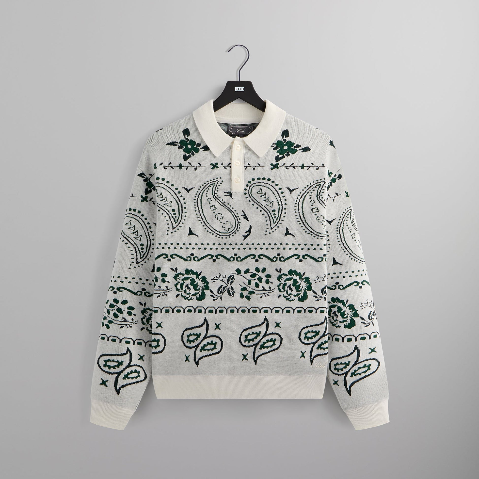 Men Kith Kith Harmon Rugby Sweater - Sandrift