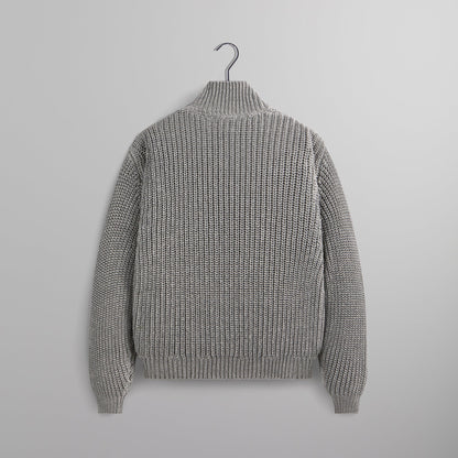 Men Kith &Kin Reflective Wyona Full Zip Sweater - Silver