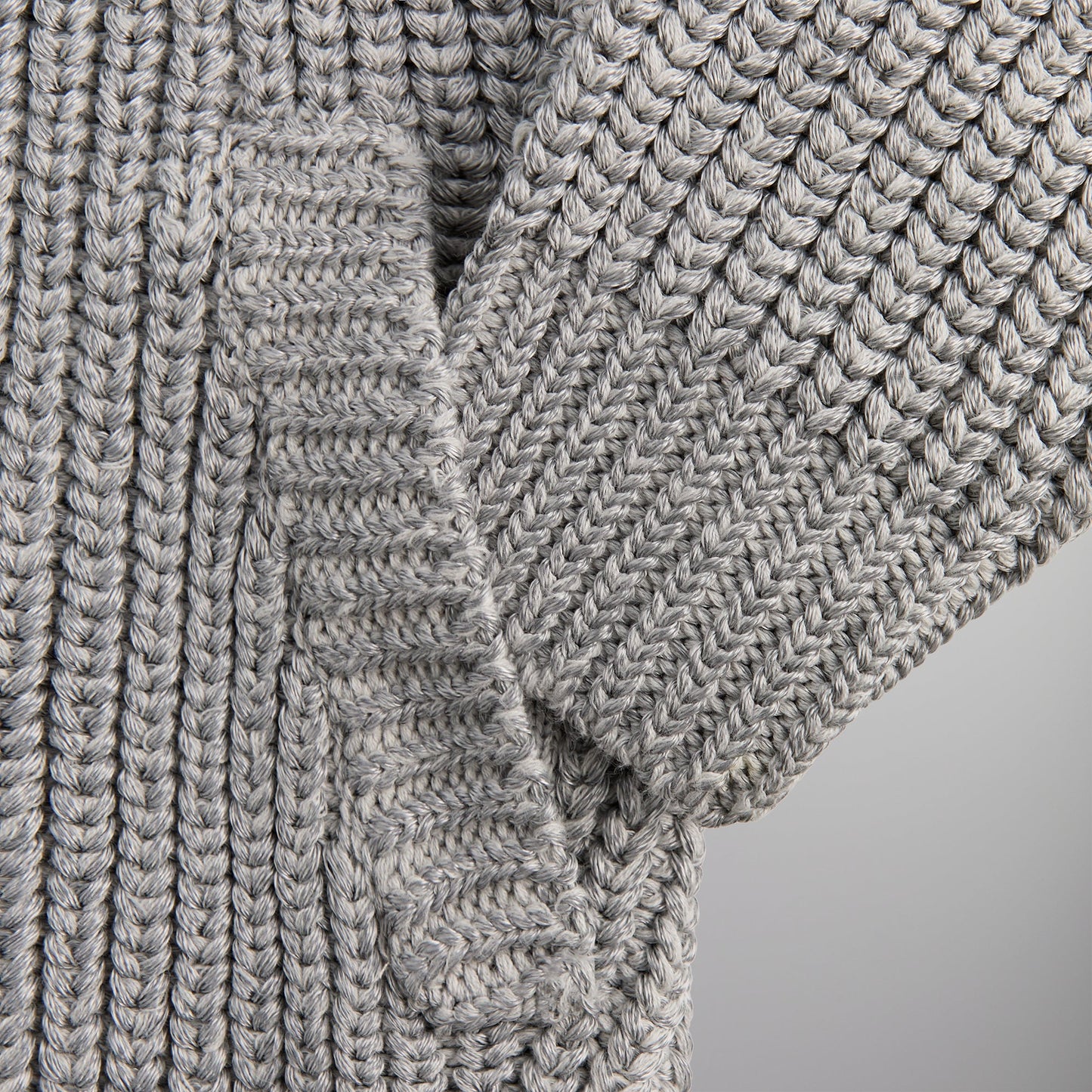 Men Kith &Kin Reflective Wyona Full Zip Sweater - Silver
