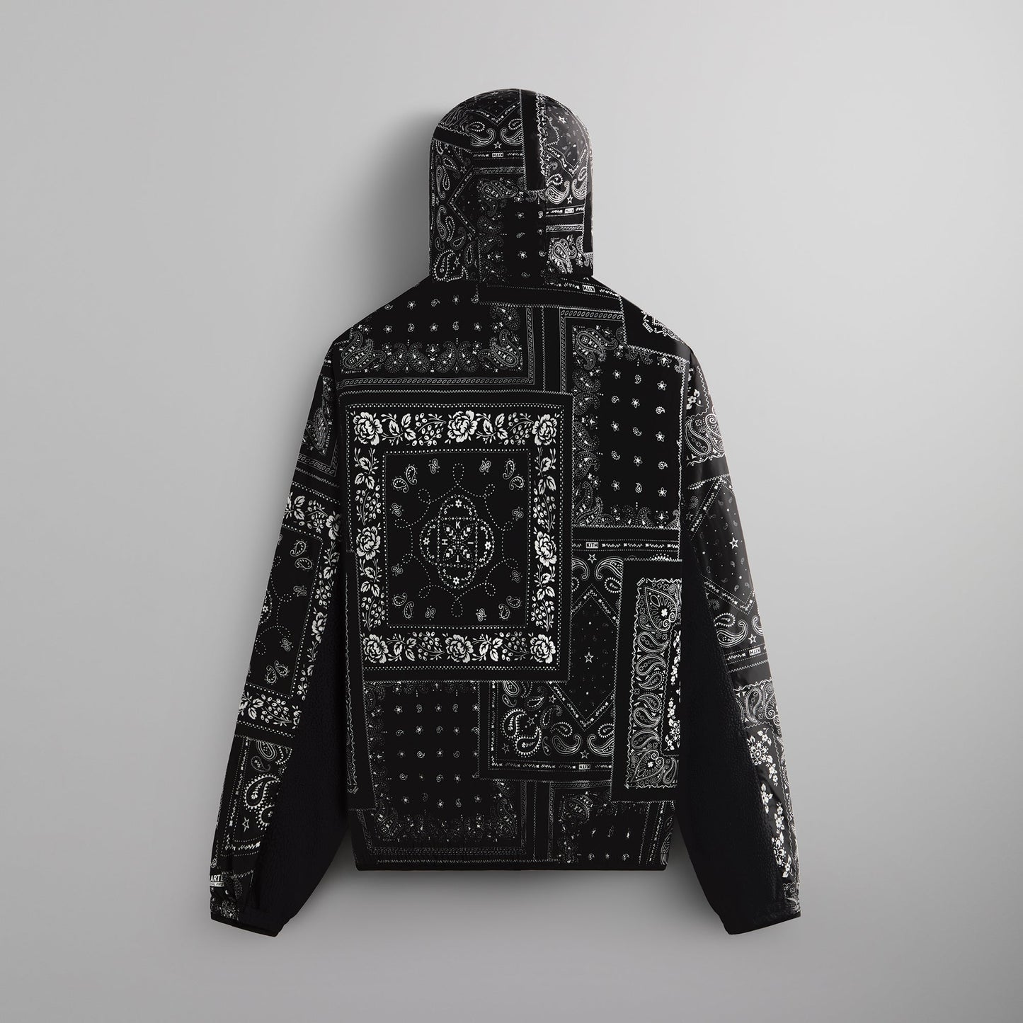 Men Kith Kith Deconstructed Bandana Madison V Jacket - Black