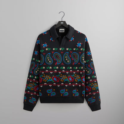 Men Kith Kith Nelson Collared Overshirt - Black