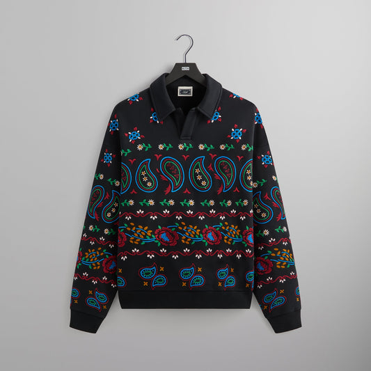 Men Kith Kith Nelson Collared Overshirt - Black