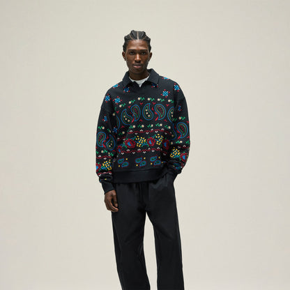 Men Kith Kith Nelson Collared Overshirt - Black