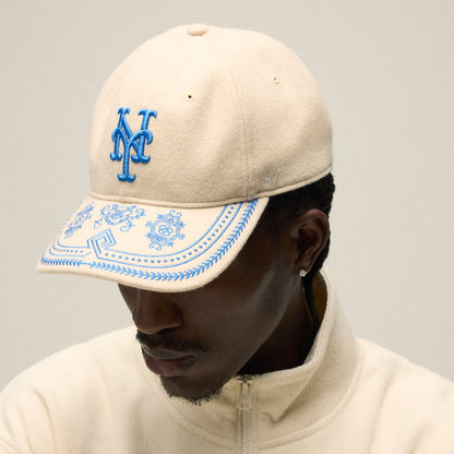 Men Kith Kith & ‘47 for the New York Mets Embroidered Franchise LS Cap - Sandri