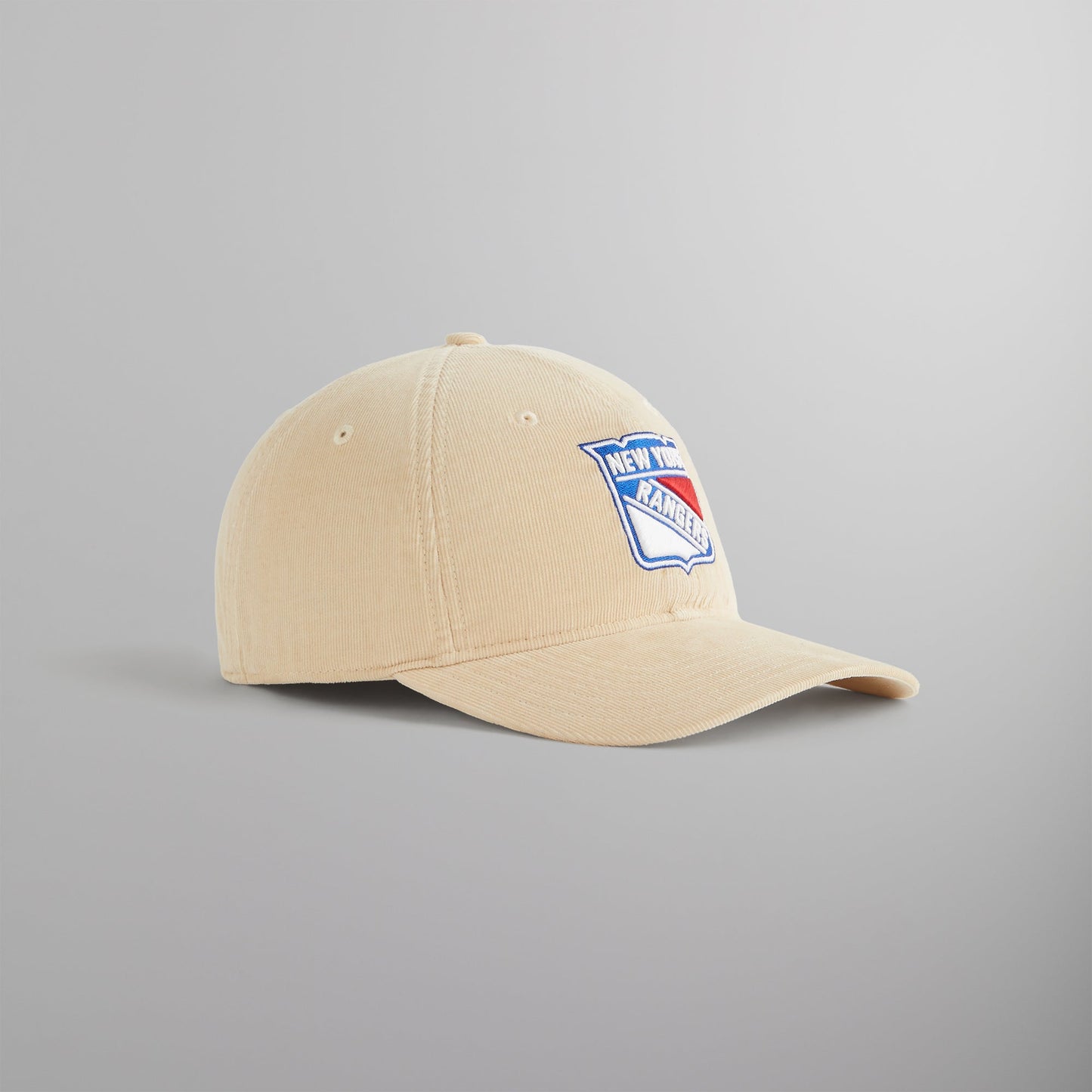 Men Kith Kith & '47 for the New York Rangers Micro Cord Franchise LS Cap - Sand