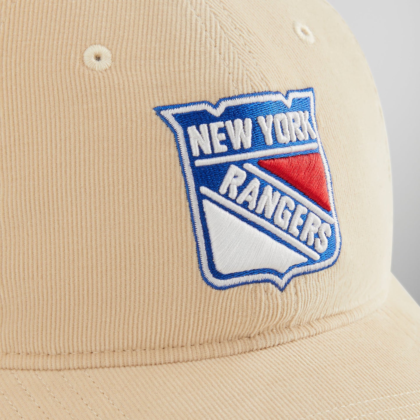 Men Kith Kith & '47 for the New York Rangers Micro Cord Franchise LS Cap - Sand