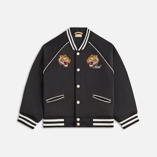 Kids Kith Kith Kids Satin Tiger Souvenir Jacket - Black