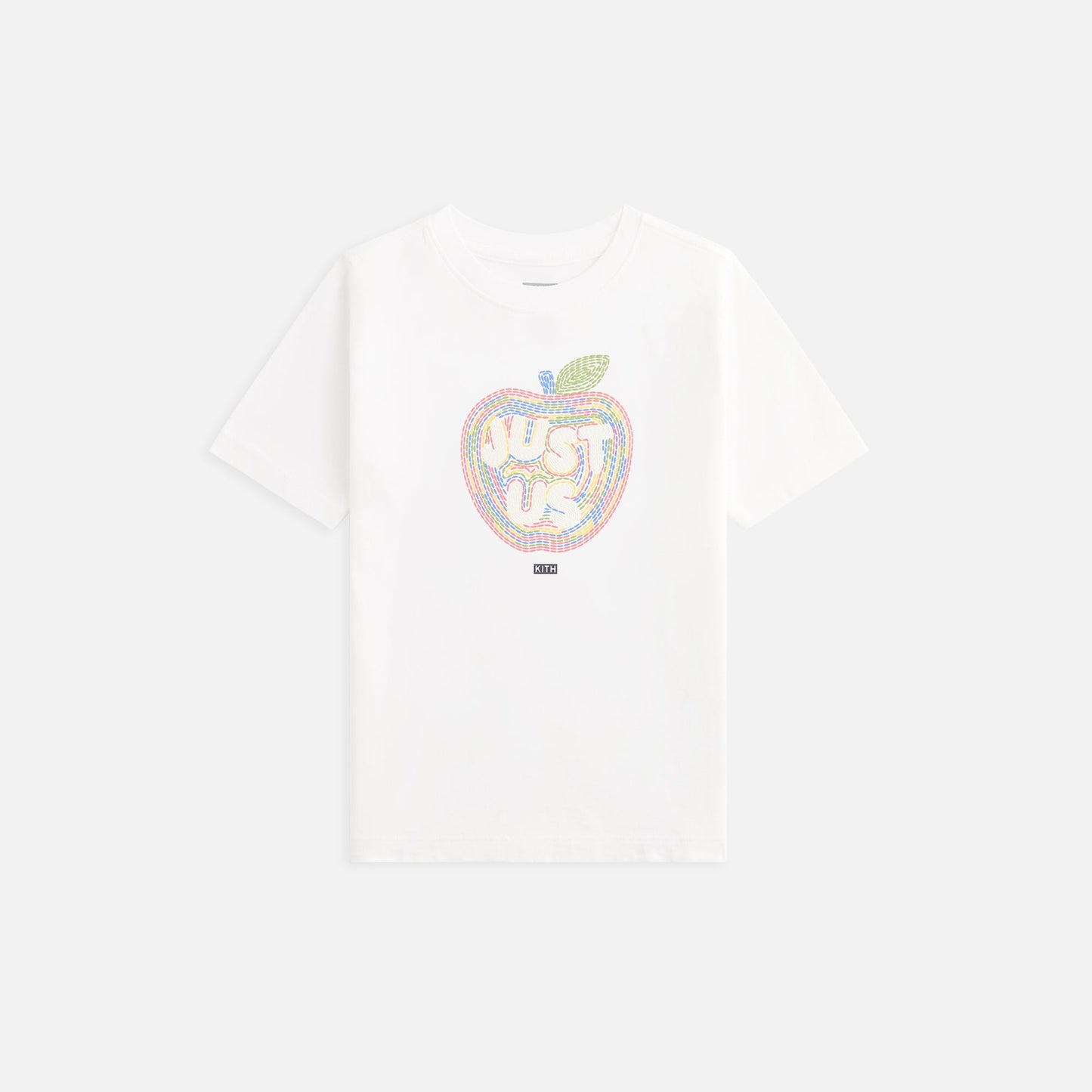 Kids Kith Kith Kids Just Us Apple Graphic Tee - White