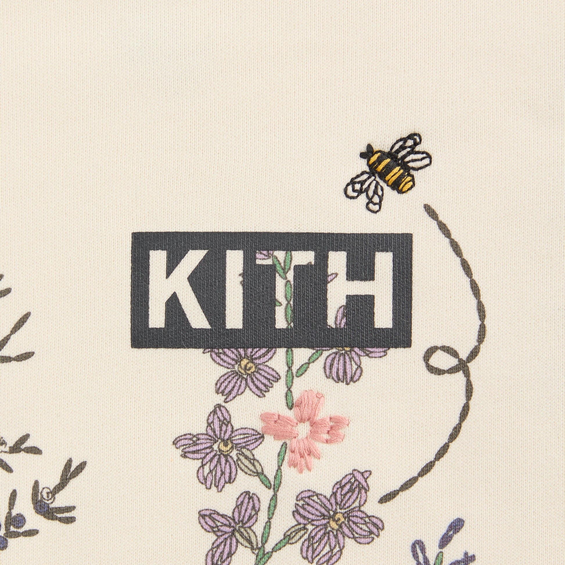 Kids Kith Kith Kids Floral Nelson Crewneck - Sandrift