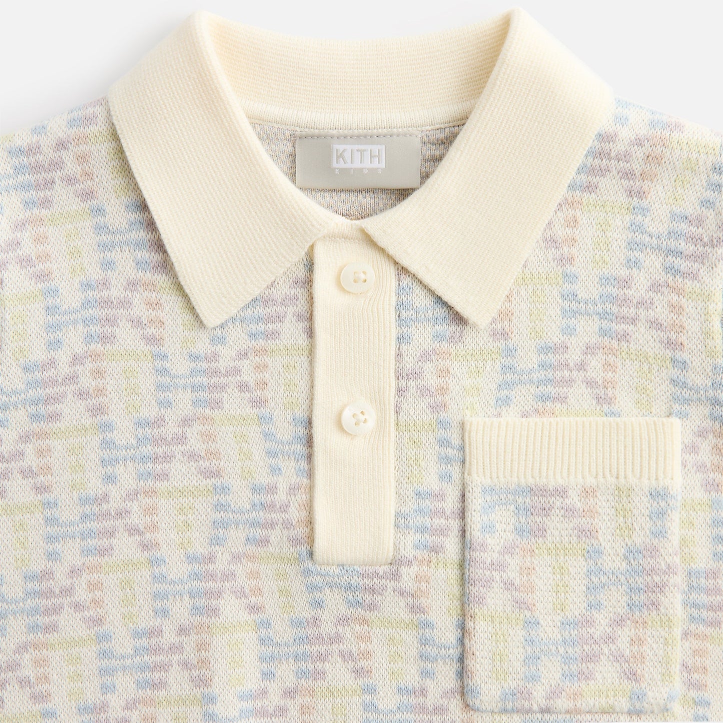 Kids Kith Kith Kids Monogram Tilden Polo - Polar