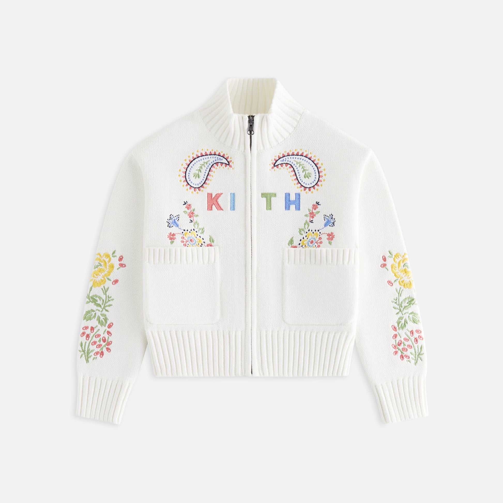 Kids Kith Kith Kids Floral Paisley Wyona Sweater - Silk