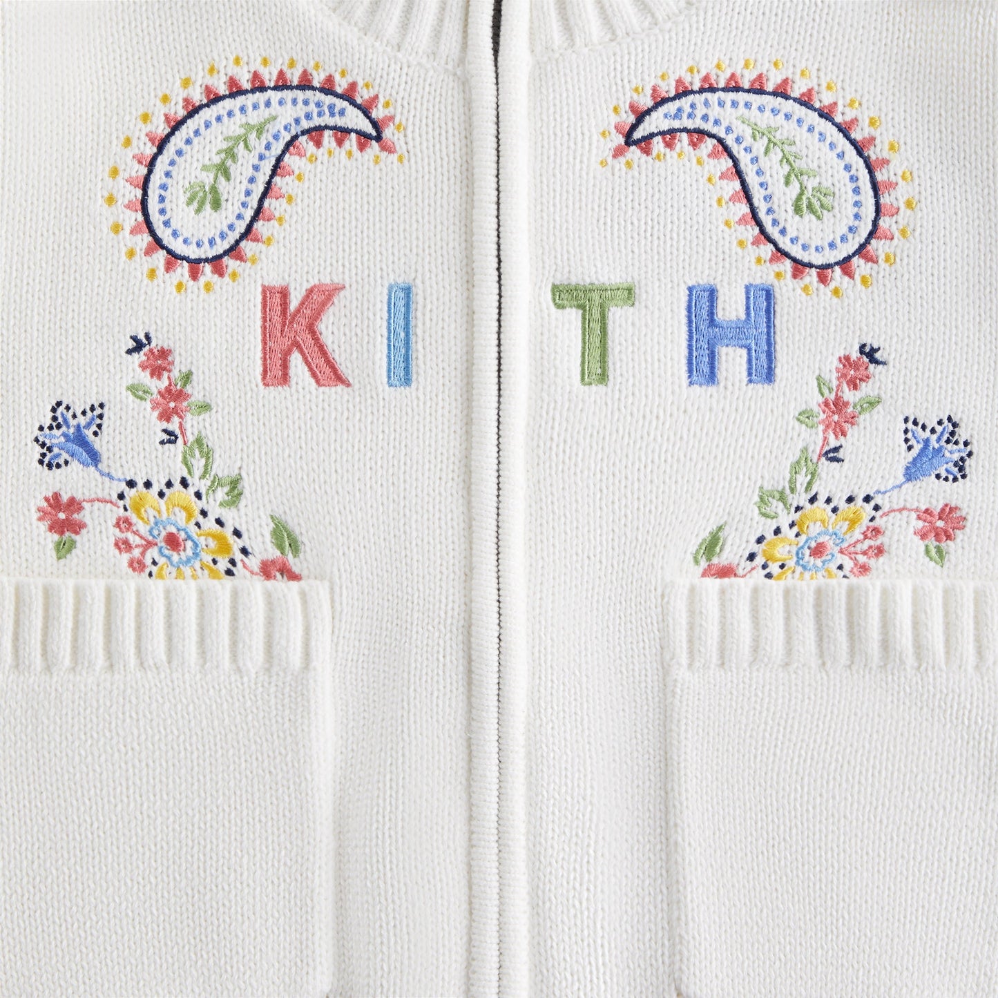 Kids Kith Kith Kids Floral Paisley Wyona Sweater - Silk